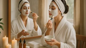 how to apply face masks