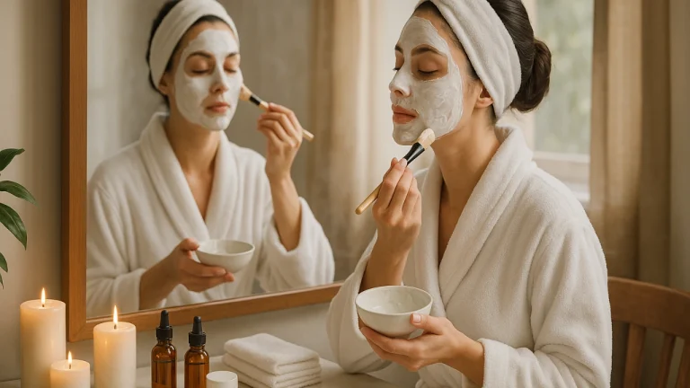 how to apply face masks