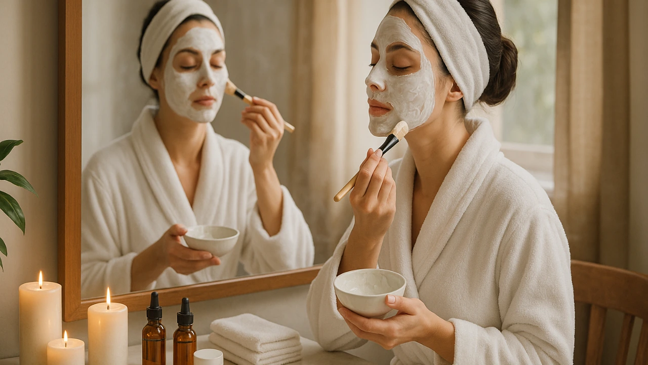 how to apply face masks